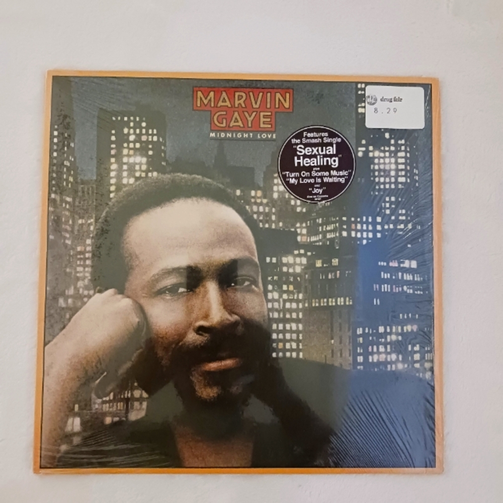Marvin Gaye Midnight Love Vinyl Record